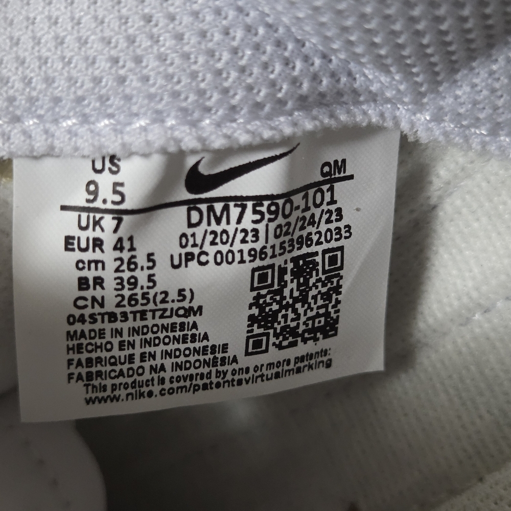 Nike Court Legacy Lift Womens White Sneakers Shoes Size 9.5 - Picture 9 of 9